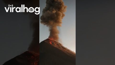 Early December 2025 Eruption of Volcán de Fuego || ViralHog