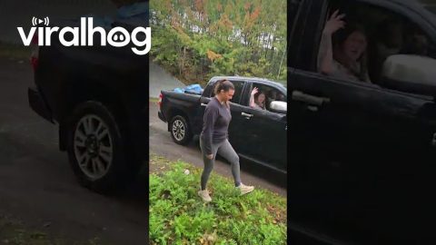 Couple Caught Dumping Trash On Wooded Private Property || ViralHog