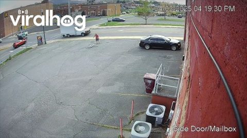 Man Falls Off His Bike and Takes His Anger Out on the Bike || ViralHog