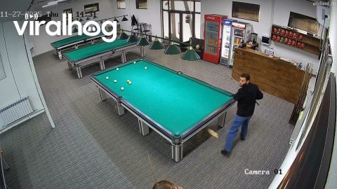 A Basketball Player Came to Billiards || ViralHog