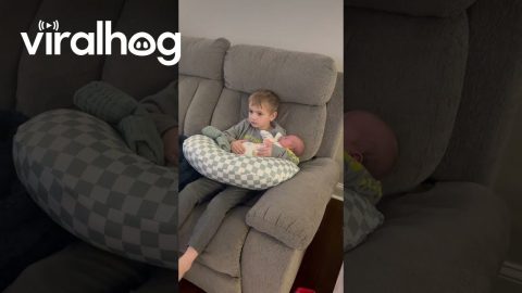 Big Brother Takes Dad's Job || ViralHog