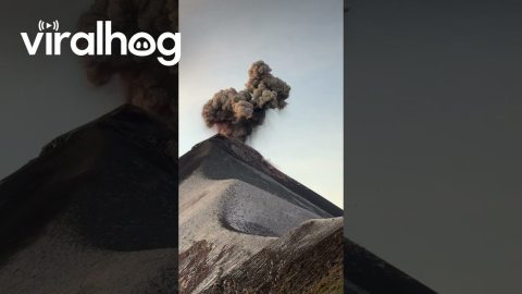 Scenic Sunset View of Volcán de Fuego in Guatemala || ViralHog