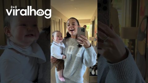 Daughter Only Wants To Say Dada || ViralHog