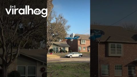 Amazon Drone Delivery in North Dallas || ViralHog