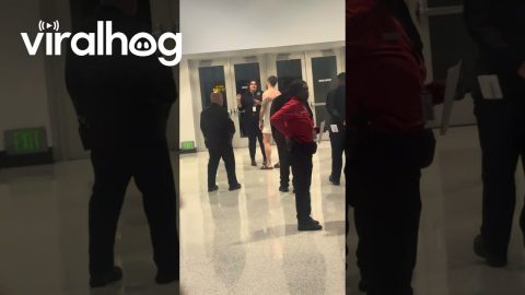 Man Wearing "Towel Dress" Kicked Out of Sabrina Carpenter Concert || ViralHog