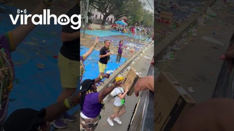 Carnival Kid Appreciative Of Free Television || ViralHog