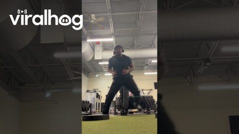 Guy Being Dramatic at the Gym || ViralHog