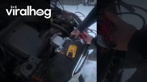 "Redneck Ingenuity" Jump-Starts a Car Battery || ViralHog