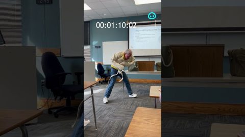 Psychology Professor Escapes Straight Jacket || ViralHog Shorts