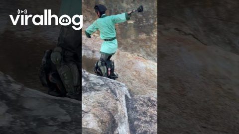 Mountain-Climbing One Wheel || ViralHog