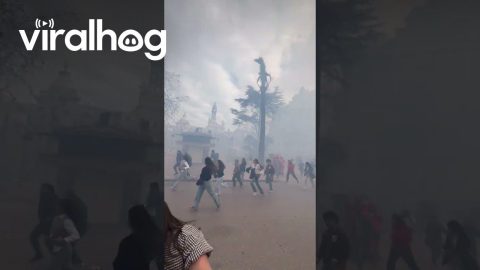 Mascleta of the Fallas Festival in Valencia, Spain || ViralHog