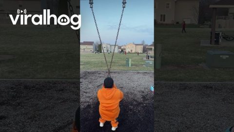 Neighborhood Kids Include Boy with Autism in Football Game || ViralHog