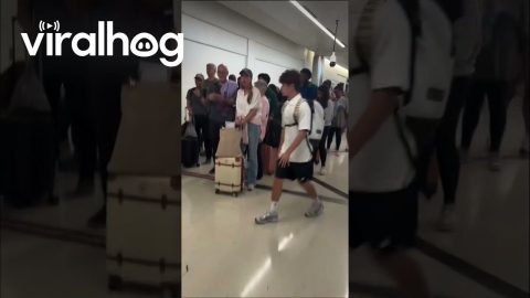 Atlanta Airport TSA Line Stretches On and On || ViralHog