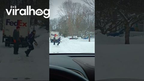 Most Committed FedEx Driver || ViralHog