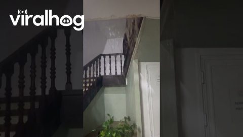 Torrential Rain in Mesa del Mar, Spain || ViralHog