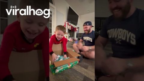 Boy Gets Ranch for Christmas || ViralHog