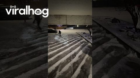 How NOT to Shovel a Driveway || ViralHog