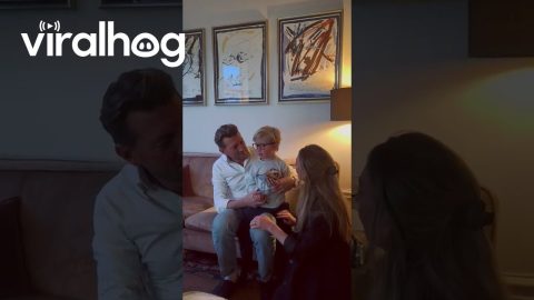 Boy Sees Clearly for the First Time After Getting Glasses || ViralHog