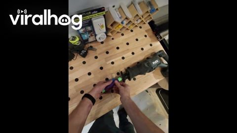 Man Giggles At Turbo Groan Tube || ViralHog