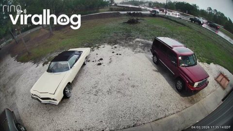 Truck Drives Away With Wrecked Bed || ViralHog