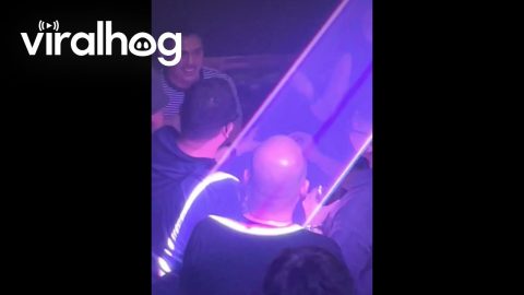 Blinded By Bald Head at the Club || ViralHog