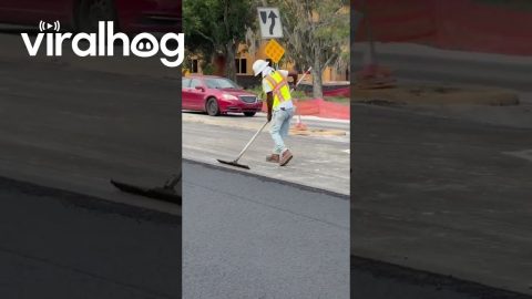 Moonwalking in Steel Toes || ViralHog
