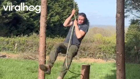 Rope Trick From the Movies || ViralHog