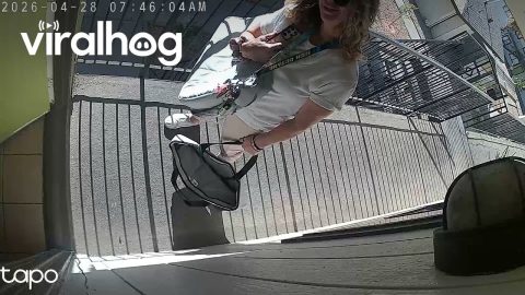 Delivery Driver Argues With Customer Over No Tip During Rush Hour || ViralHog