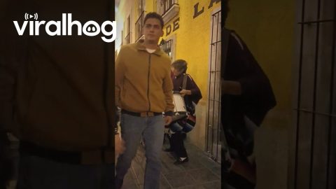 Mexican Tambora Drummer Steals the Show || ViralHog