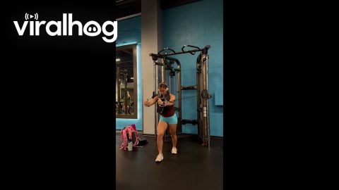 Cable Breaks Mid-Rep || ViralHog