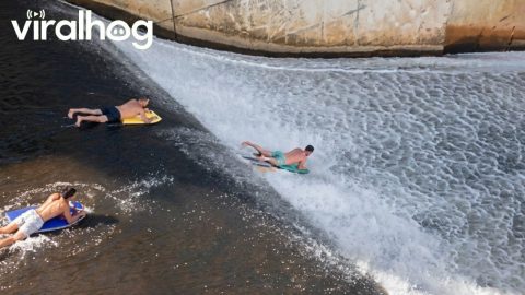 Urban Waterslide in Australia || ViralHog