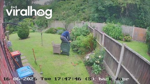 Garden Wheely Bin Fail || ViralHog