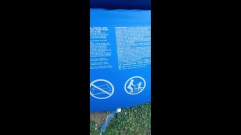 Weird Warning on My Pool || ViralHog