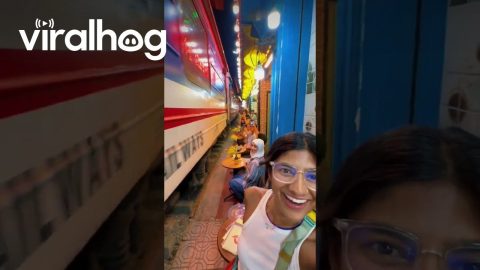 Took My Mom Across the Globe to See Train Street in Vietnam || ViralHog