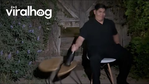 Champagne-Opening Birthday Trend Gone Wrong || ViralHog