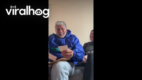 Daughter Surprises Dad With World Cup Tickets || ViralHog