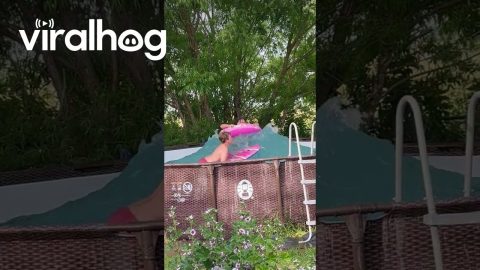 Kids Making a Manual Wave Pool || ViralHog