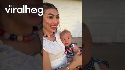 Baby's First Fireworks || ViralHog
