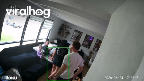 Mom Reflexes Save Child || ViralHog