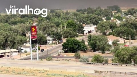 Fire in Elsinore, Utah || ViralHog