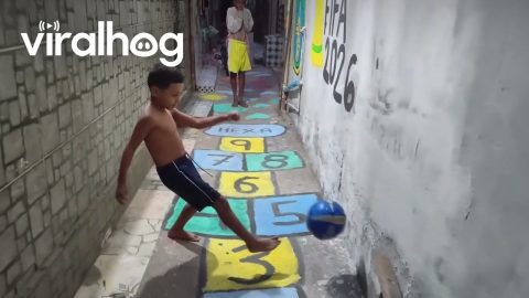 Brazil's Iconic World Cup Street Art Tradition Returns to Rio || ViralHog